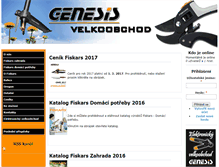 Tablet Screenshot of genesisrk.cz